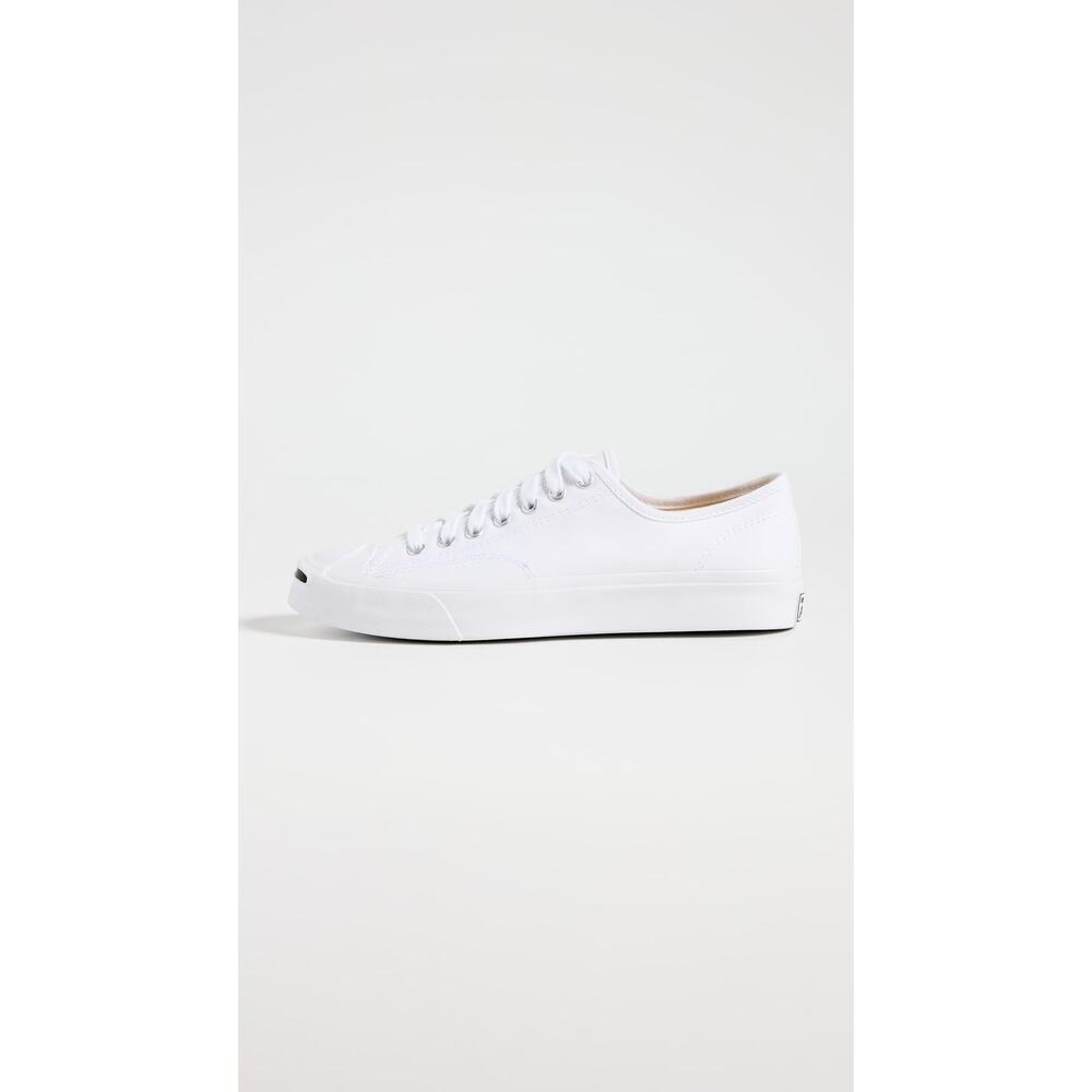 NWT Converse Jack Purcell Canvas Unisex Sneakers, White 9 US Women 7.5 US Men - Picture 2 of 5
